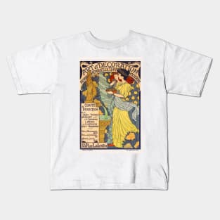 Art et decoration France Vintage Poster 1898 Kids T-Shirt